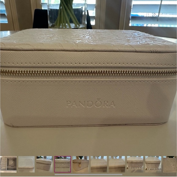 Pandora Elegant Silver Chain Necklace with Angel Wing .925 + 2 more items - Picture 11 of 12